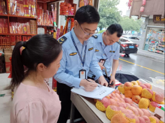 长汀开展校园周边食物平安专项查抄